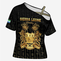 Personalized Sierra Leone Vai Syllabary Vertical Pattern Cross Shoulder Shirt - Wonder Print Shop