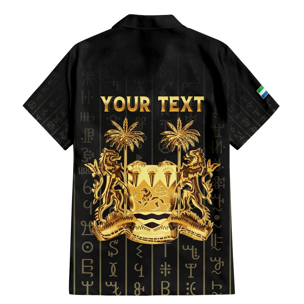 Personalized Sierra Leone Vai Syllabary Vertical Pattern Family Matching Mermaid Dress and Hawaiian Shirt - Wonder Print Shop