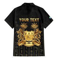 Personalized Sierra Leone Vai Syllabary Vertical Pattern Family Matching Mermaid Dress and Hawaiian Shirt - Wonder Print Shop