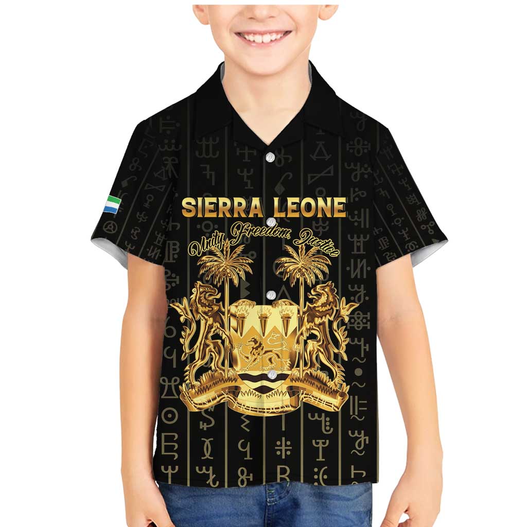 Personalized Sierra Leone Vai Syllabary Vertical Pattern Family Matching Mermaid Dress and Hawaiian Shirt - Wonder Print Shop