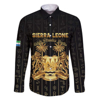 Personalized Sierra Leone Vai Syllabary Vertical Pattern Family Matching Off The Shoulder Long Sleeve Dress and Hawaiian Shirt - Wonder Print Shop
