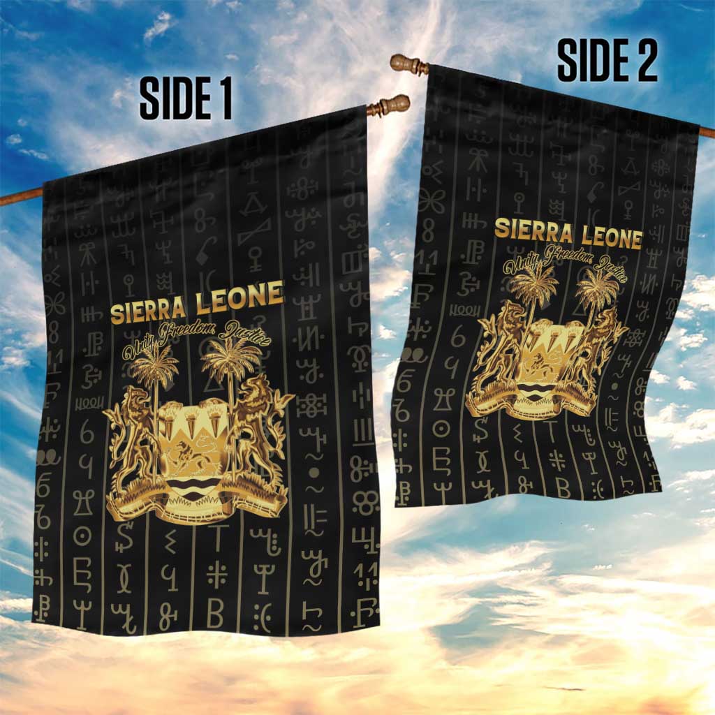 Sierra Leone Vai Syllabary Vertical Pattern Garden Flag - Wonder Print Shop
