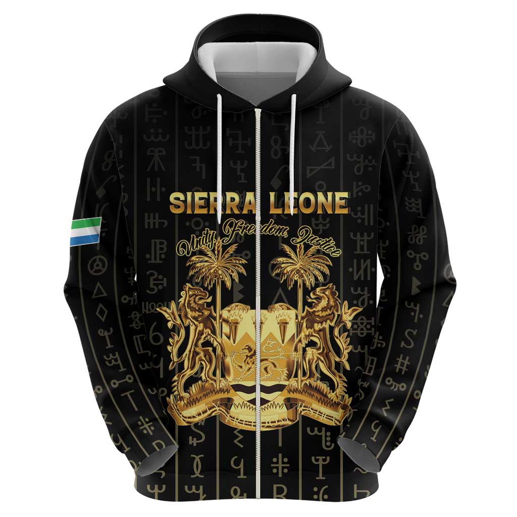 Personalized Sierra Leone Vai Syllabary Vertical Pattern Hoodie - Wonder Print Shop