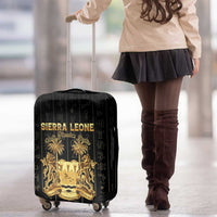 Sierra Leone Vai Syllabary Vertical Pattern Luggage Cover - Wonder Print Shop