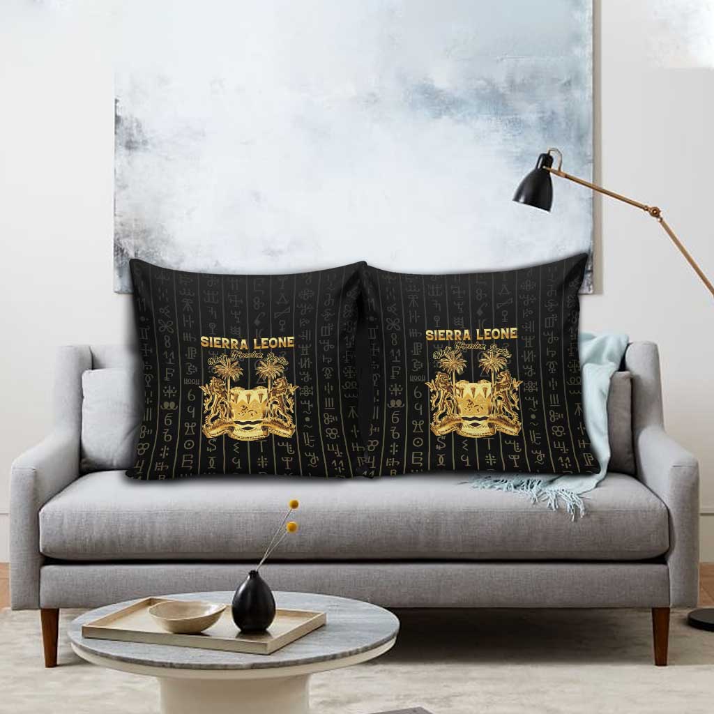 Sierra Leone Vai Syllabary Vertical Pattern Pillow Cover - Wonder Print Shop