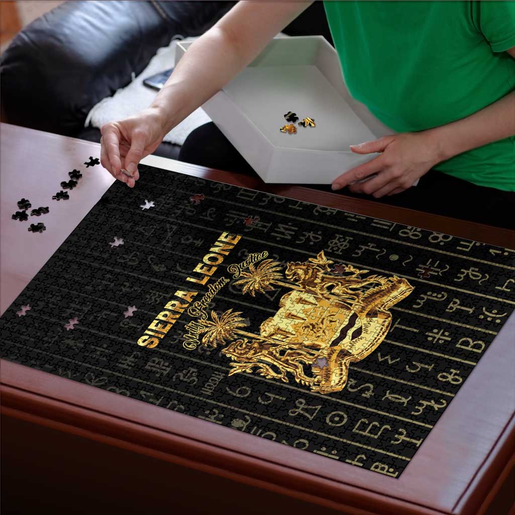 Sierra Leone Vai Syllabary Vertical Pattern Puzzle - Wonder Print Shop