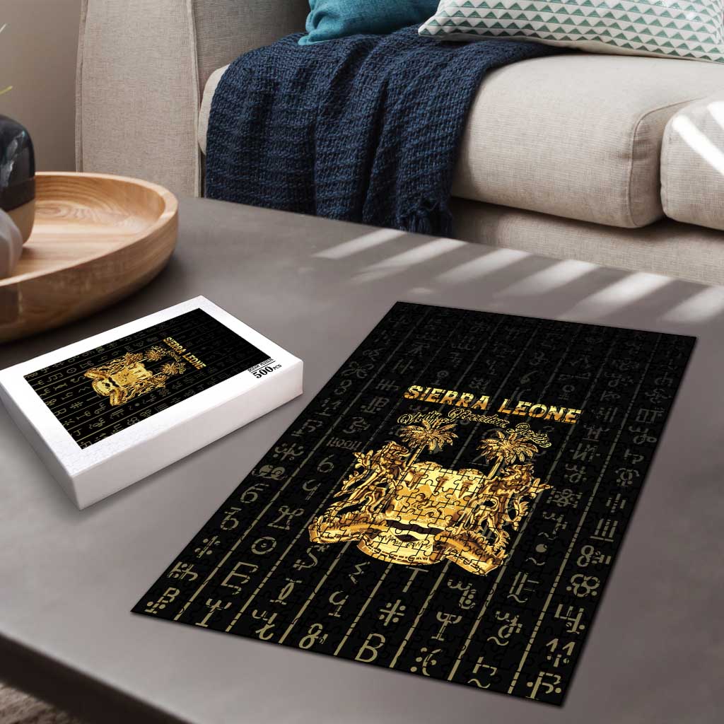 Sierra Leone Vai Syllabary Vertical Pattern Puzzle - Wonder Print Shop