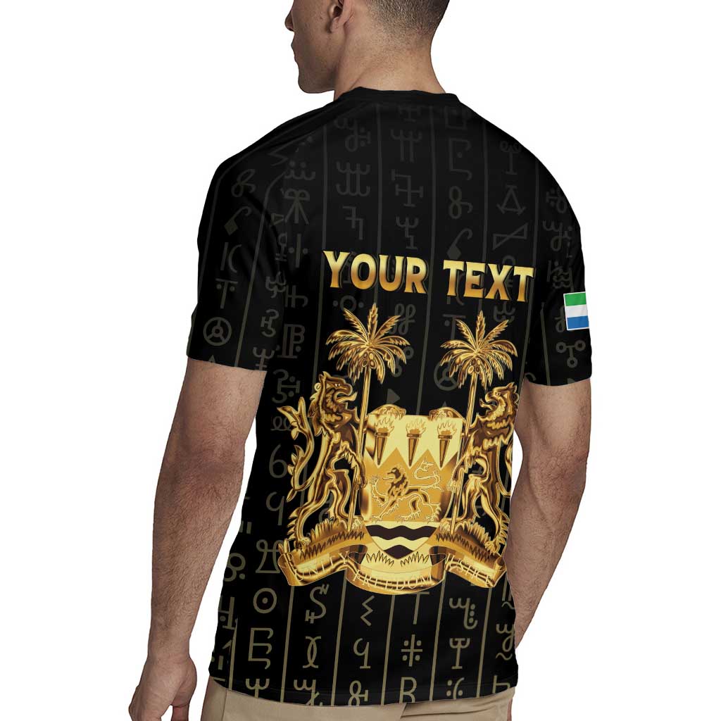 Personalized Sierra Leone Vai Syllabary Vertical Pattern Rugby Jersey - Wonder Print Shop