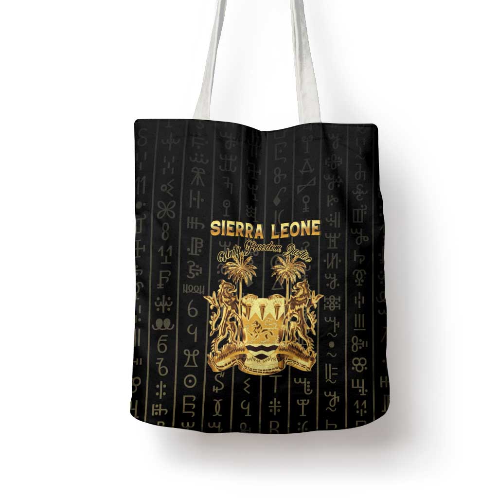 Sierra Leone Vai Syllabary Vertical Pattern Tote Bag - Wonder Print Shop