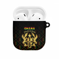Ghana Kente Pattern AirPods Case The Heart of Gold of Africa - Wonder Print Shop