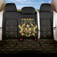 Ghana Kente Pattern Back Car Seat Cover The Heart of Gold of Africa - Wonder Print Shop