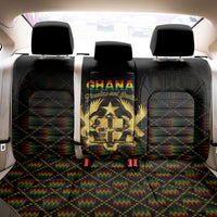 Ghana Kente Pattern Back Car Seat Cover The Heart of Gold of Africa - Wonder Print Shop