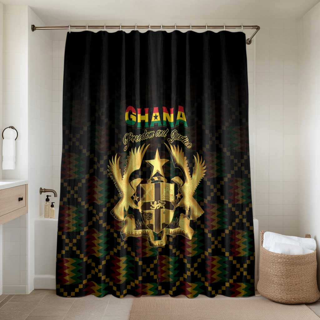Ghana Kente Pattern Bathroom Set The Heart of Gold of Africa - Wonder Print Shop