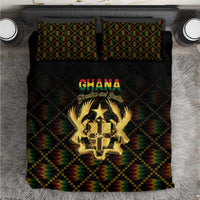 Ghana Kente Pattern Bedding Set The Heart of Gold of Africa - Wonder Print Shop