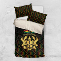 Ghana Kente Pattern Bedding Set The Heart of Gold of Africa - Wonder Print Shop