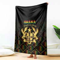 Ghana Kente Pattern Blanket The Heart of Gold of Africa - Wonder Print Shop