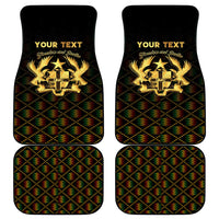 Personalized Ghana Kente Pattern Car Mats The Heart of Gold of Africa - Wonder Print Shop