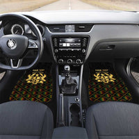 Personalized Ghana Kente Pattern Car Mats The Heart of Gold of Africa - Wonder Print Shop