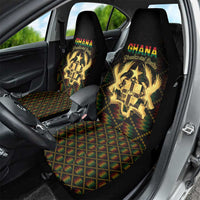 Ghana Kente Pattern Car Seat Cover The Heart of Gold of Africa - Wonder Print Shop