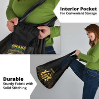 Ghana Kente Pattern Grocery Bag The Heart of Gold of Africa - Wonder Print Shop