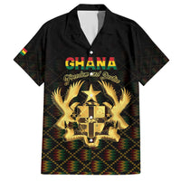 Personalized Ghana Kente Pattern Hawaiian Shirt The Heart of Gold of Africa - Wonder Print Shop