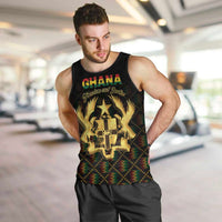 Personalized Ghana Kente Pattern Men Tank Top The Heart of Gold of Africa - Wonder Print Shop