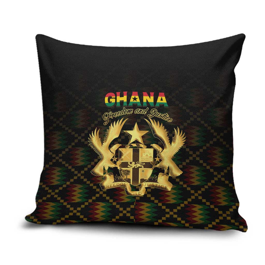 Ghana Kente Pattern Pillow Cover The Heart of Gold of Africa - Wonder Print Shop