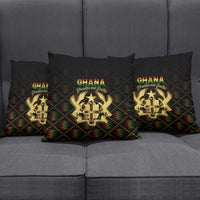 Ghana Kente Pattern Pillow Cover The Heart of Gold of Africa - Wonder Print Shop