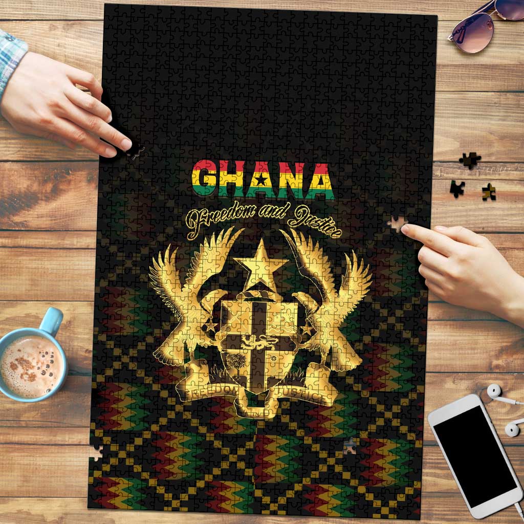 Ghana Kente Pattern Puzzle The Heart of Gold of Africa - Wonder Print Shop