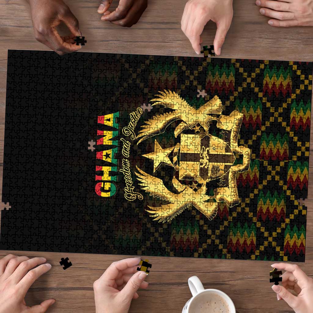 Ghana Kente Pattern Puzzle The Heart of Gold of Africa - Wonder Print Shop