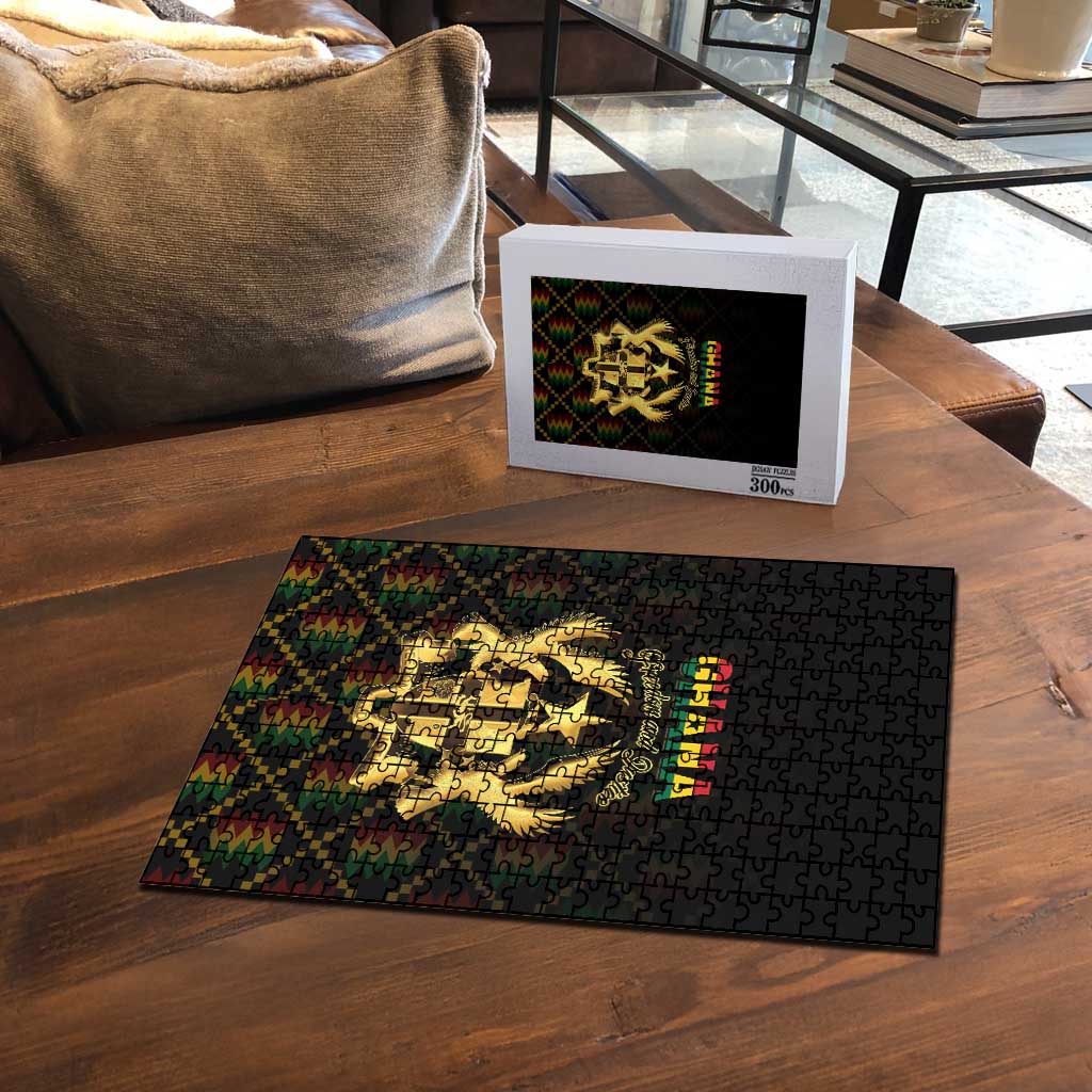 Ghana Kente Pattern Puzzle The Heart of Gold of Africa - Wonder Print Shop