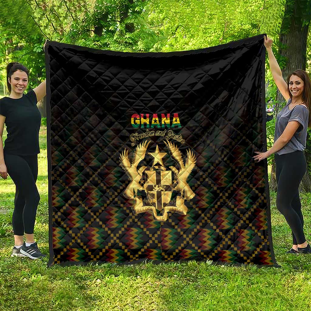 Ghana Kente Pattern Quilt The Heart of Gold of Africa - Wonder Print Shop