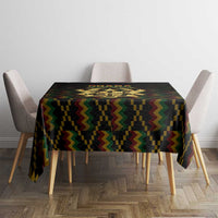 Ghana Kente Pattern Tablecloth The Heart of Gold of Africa - Wonder Print Shop