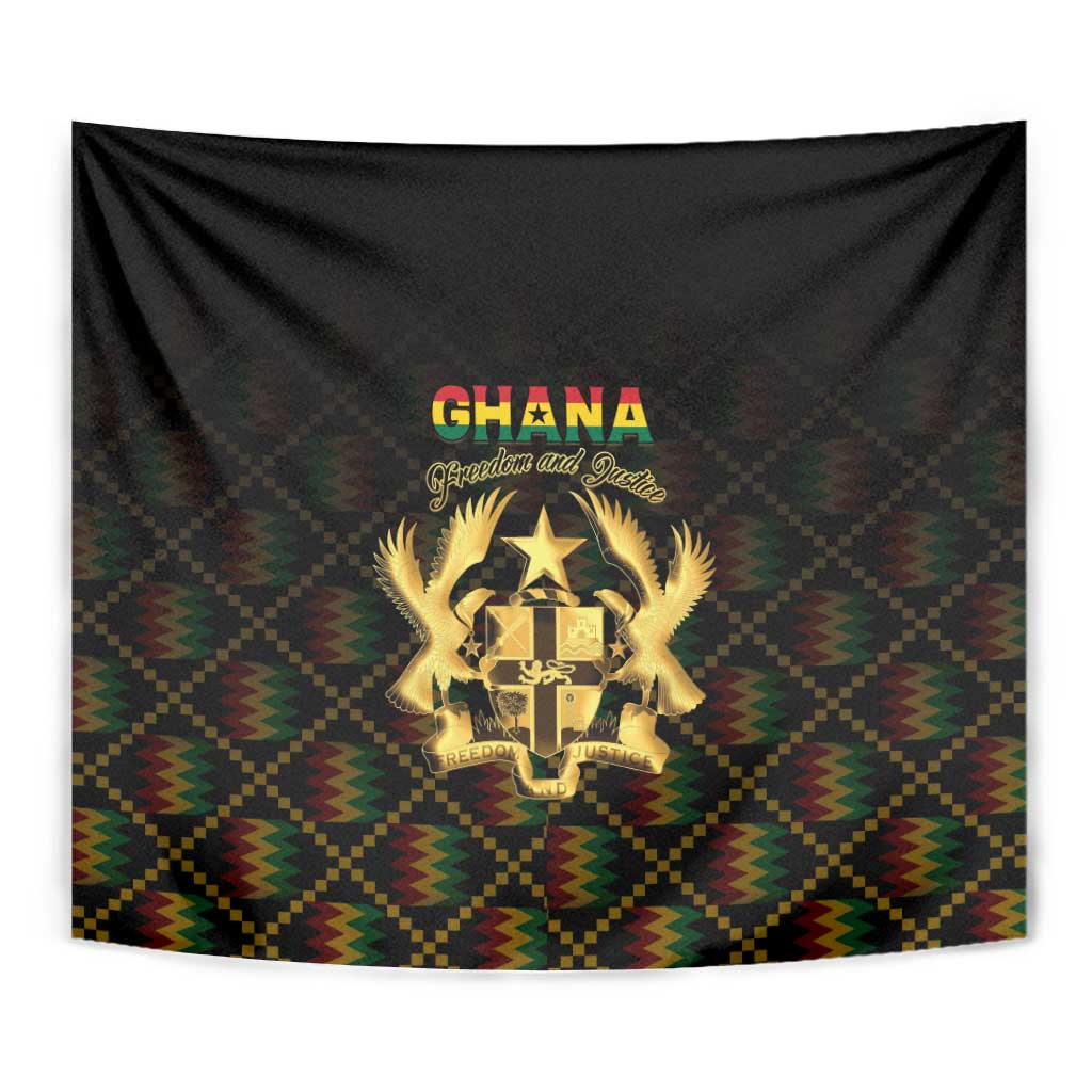 Ghana Kente Pattern Tapestry The Heart of Gold of Africa - Wonder Print Shop