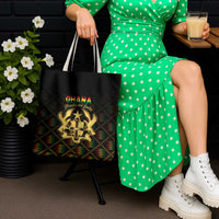 Ghana Kente Pattern Tote Bag The Heart of Gold of Africa - Wonder Print Shop