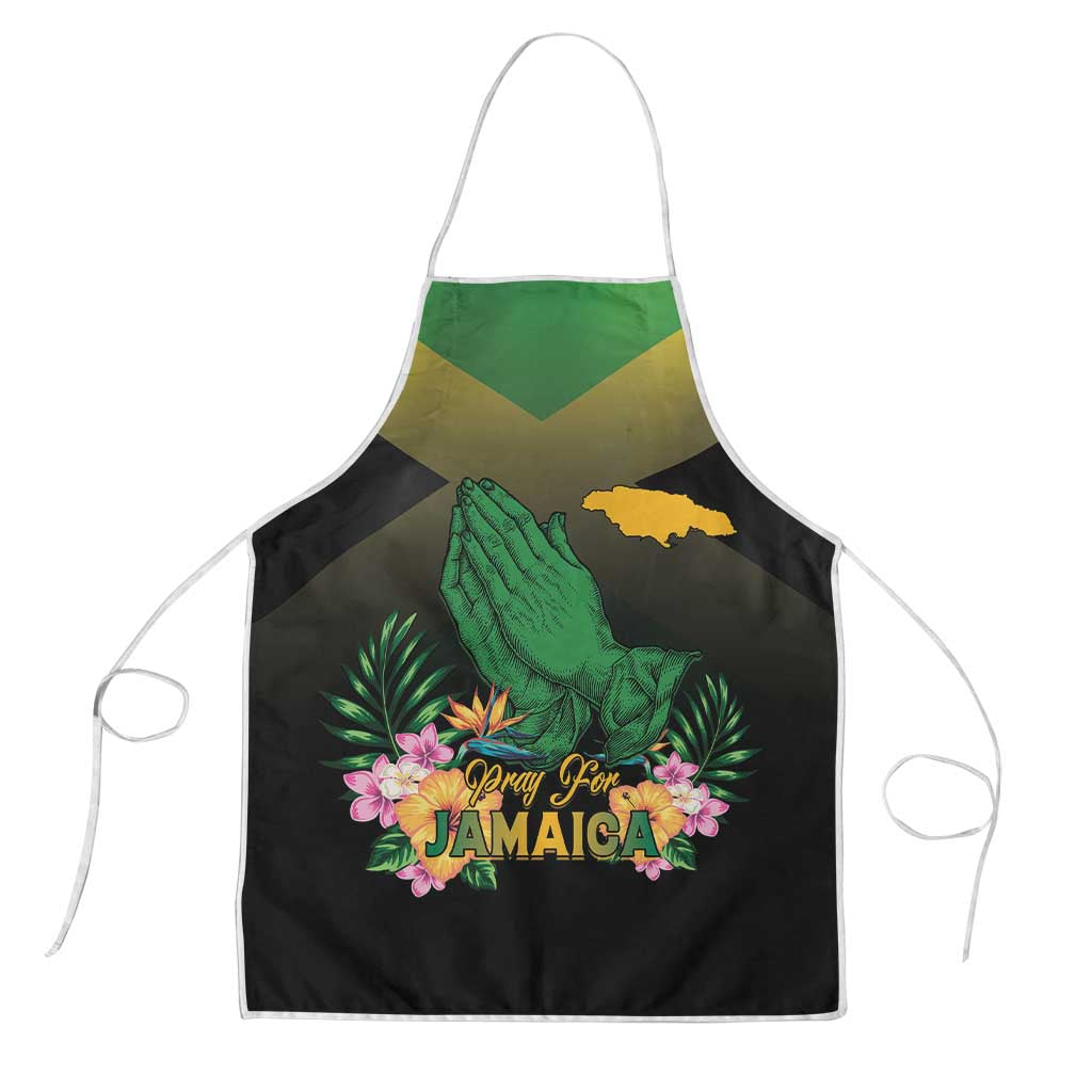 Pray For Jamaica Apron Jamaica Strong - Wonder Print Shop