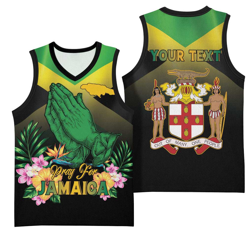 Personalized Pray For Jamaica Basketball Jersey Jamaica Strong - Wonder Print Shop