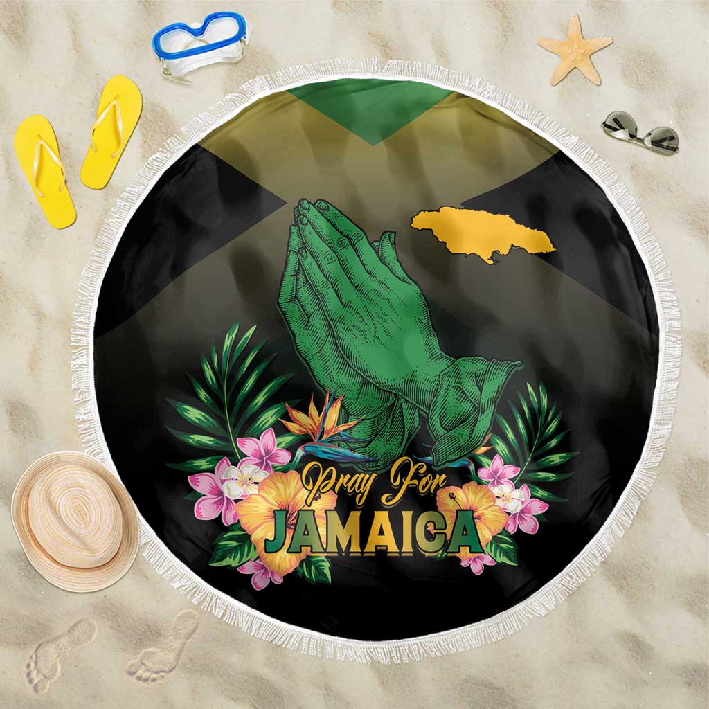Pray For Jamaica Beach Blanket Jamaica Strong - Wonder Print Shop