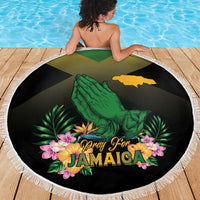 Pray For Jamaica Beach Blanket Jamaica Strong - Wonder Print Shop