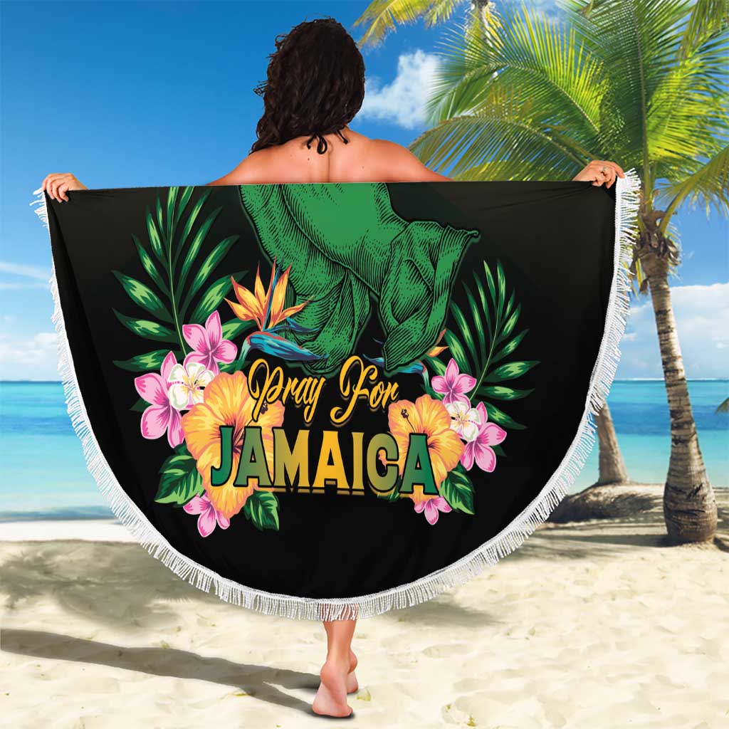 Pray For Jamaica Beach Blanket Jamaica Strong - Wonder Print Shop