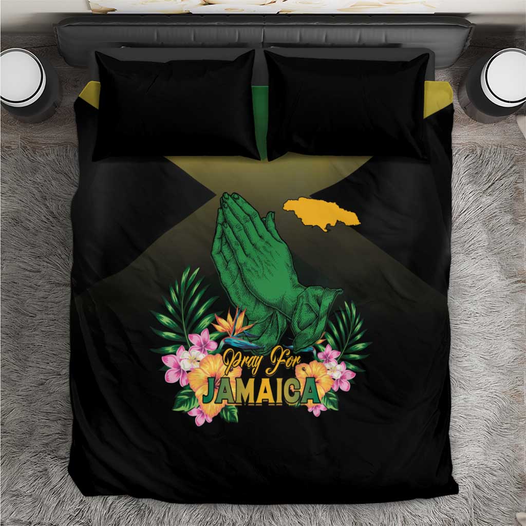Pray For Jamaica Bedding Set Jamaica Strong - Wonder Print Shop