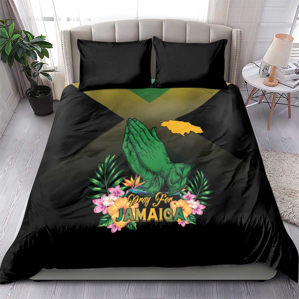 Pray For Jamaica Bedding Set Jamaica Strong - Wonder Print Shop