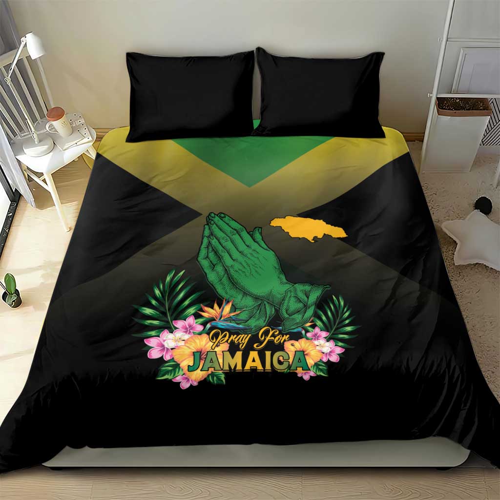Pray For Jamaica Bedding Set Jamaica Strong - Wonder Print Shop