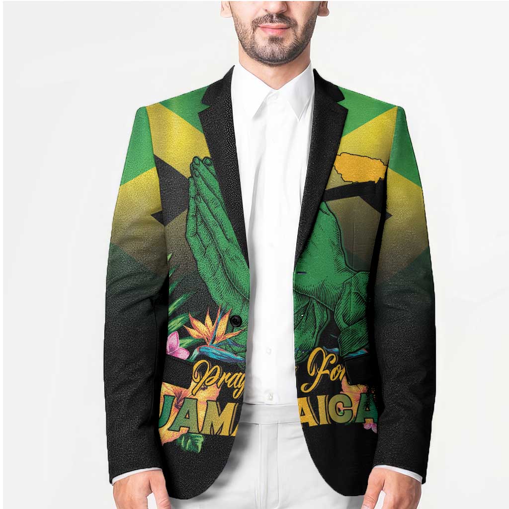 Personalized Pray For Jamaica Blazer Jamaica Strong - Wonder Print Shop