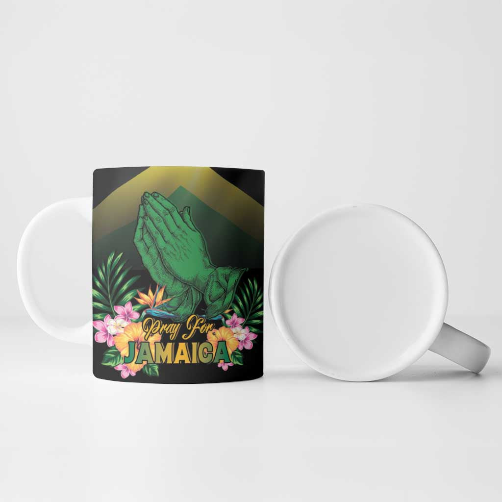 Personalized Pray For Jamaica Ceramic Mug Jamaica Strong - Wonder Print Shop