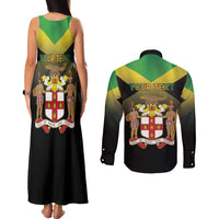 Personalized Pray For Jamaica Couples Matching Tank Maxi Dress and Long Sleeve Button Shirt Jamaica Strong - Wonder Print Shop