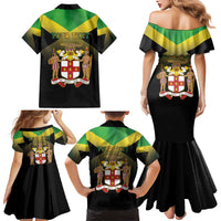 Personalized Pray For Jamaica Family Matching Mermaid Dress and Hawaiian Shirt Jamaica Strong - Wonder Print Shop