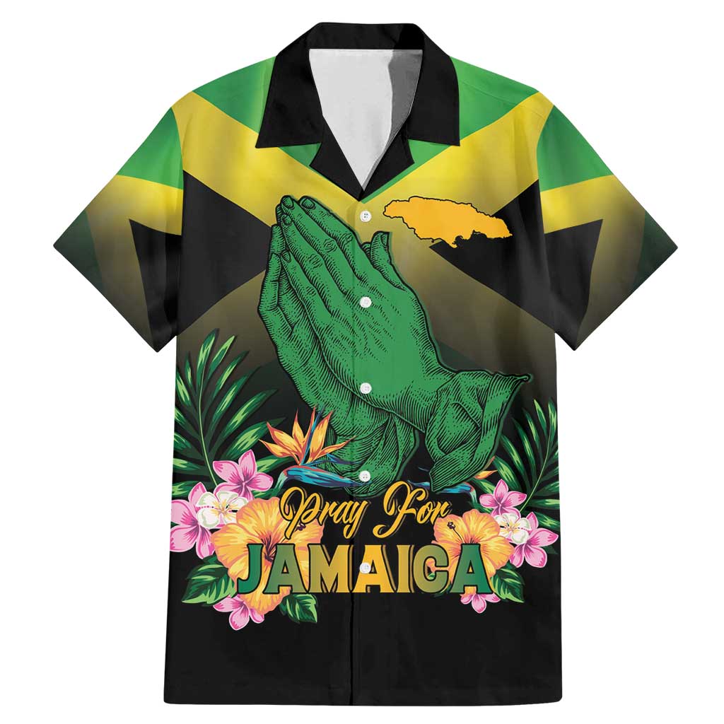 Personalized Pray For Jamaica Family Matching Mermaid Dress and Hawaiian Shirt Jamaica Strong - Wonder Print Shop