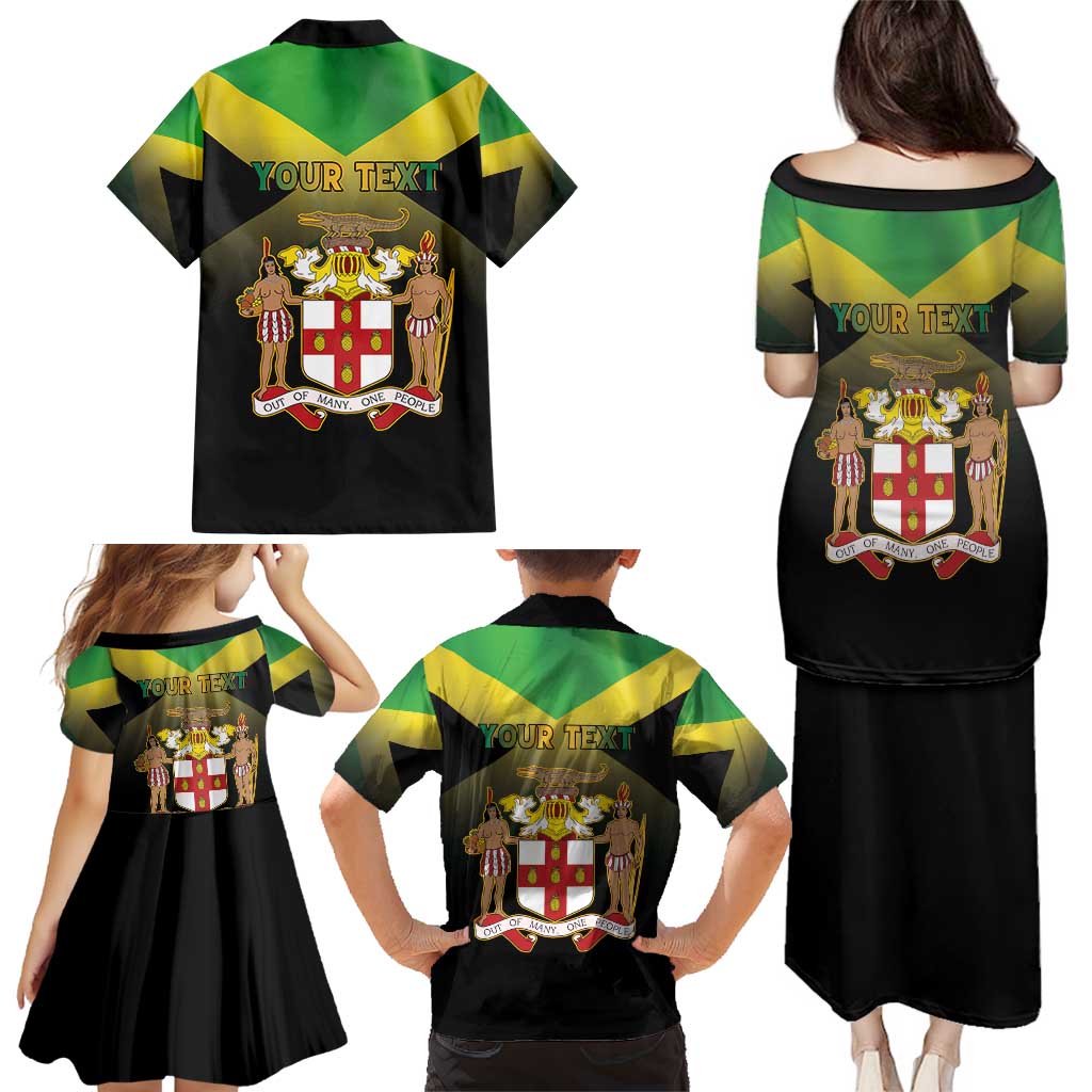 Personalized Pray For Jamaica Family Matching Puletasi and Hawaiian Shirt Jamaica Strong - Wonder Print Shop