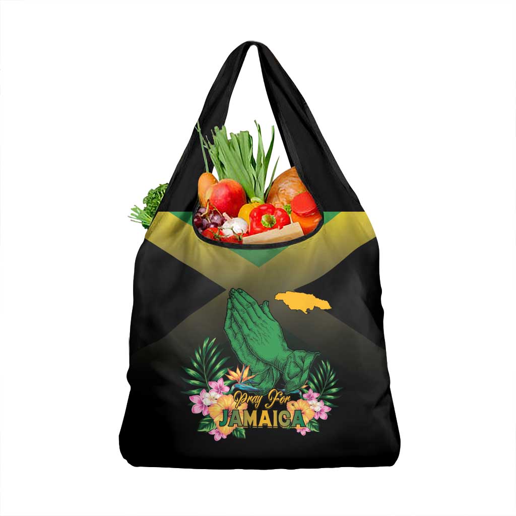 Pray For Jamaica Grocery Bag Jamaica Strong - Wonder Print Shop